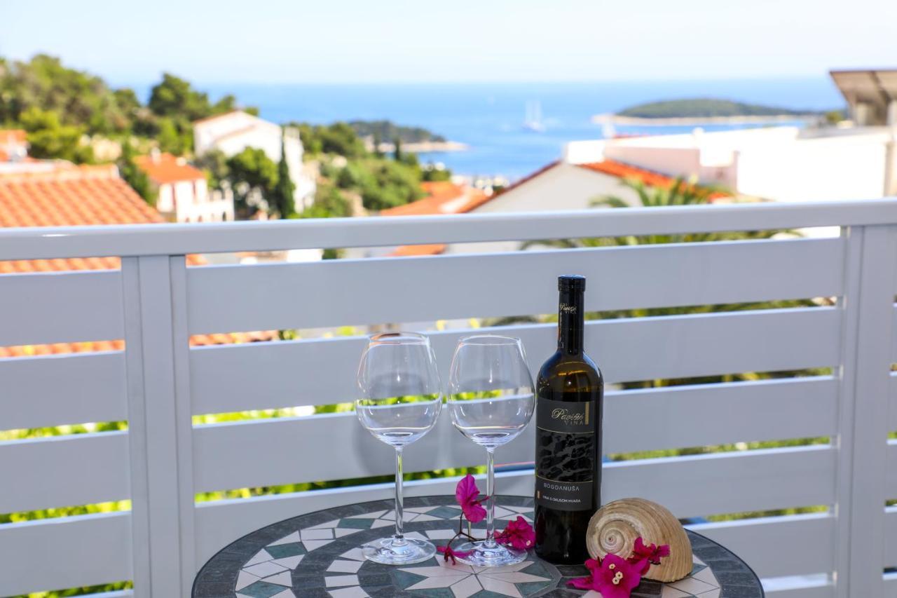 Stella Maris, Hvar - Rooms With A Balcony And A Stunning Sea View Hvar Town Exterior foto